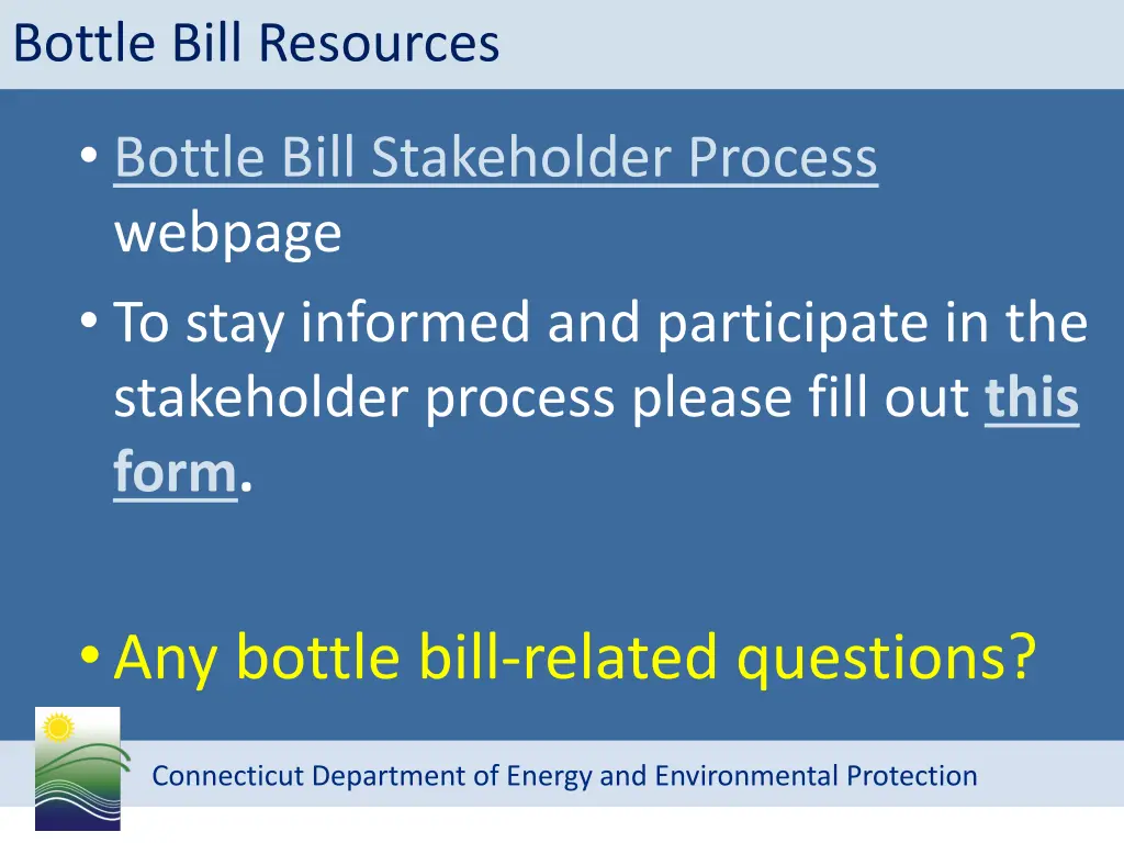 bottle bill resources