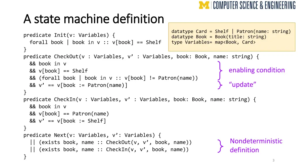 a a state machine definition state machine