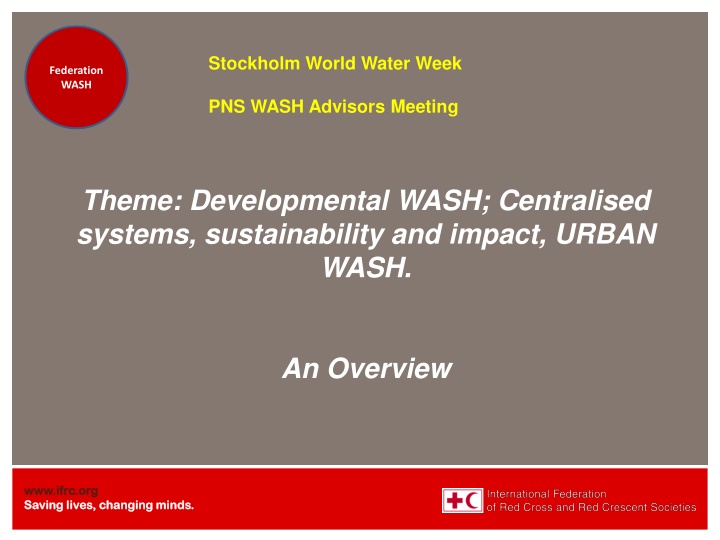 stockholm world water week