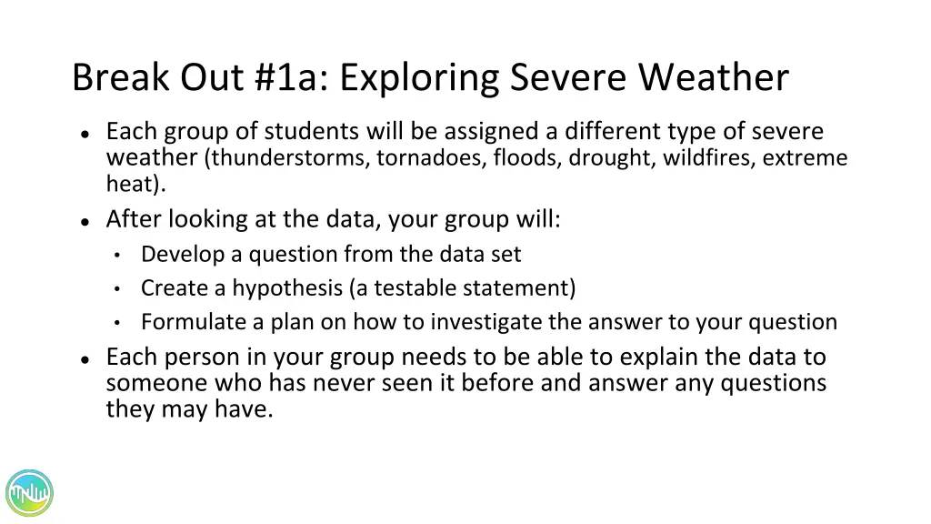 break out 1a exploring severe weather