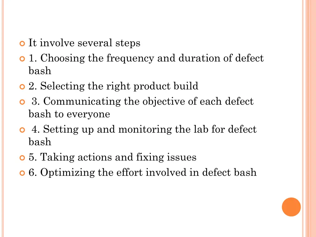 it involve several steps 1 choosing the frequency