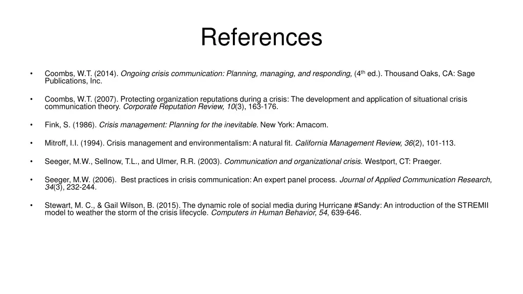 references