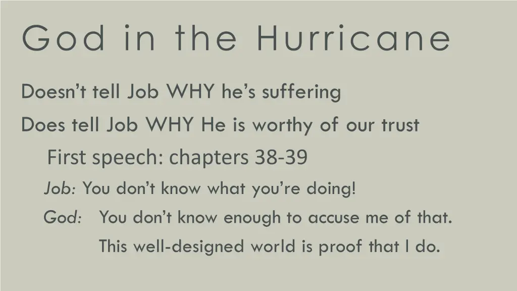 god in the hurricane 1