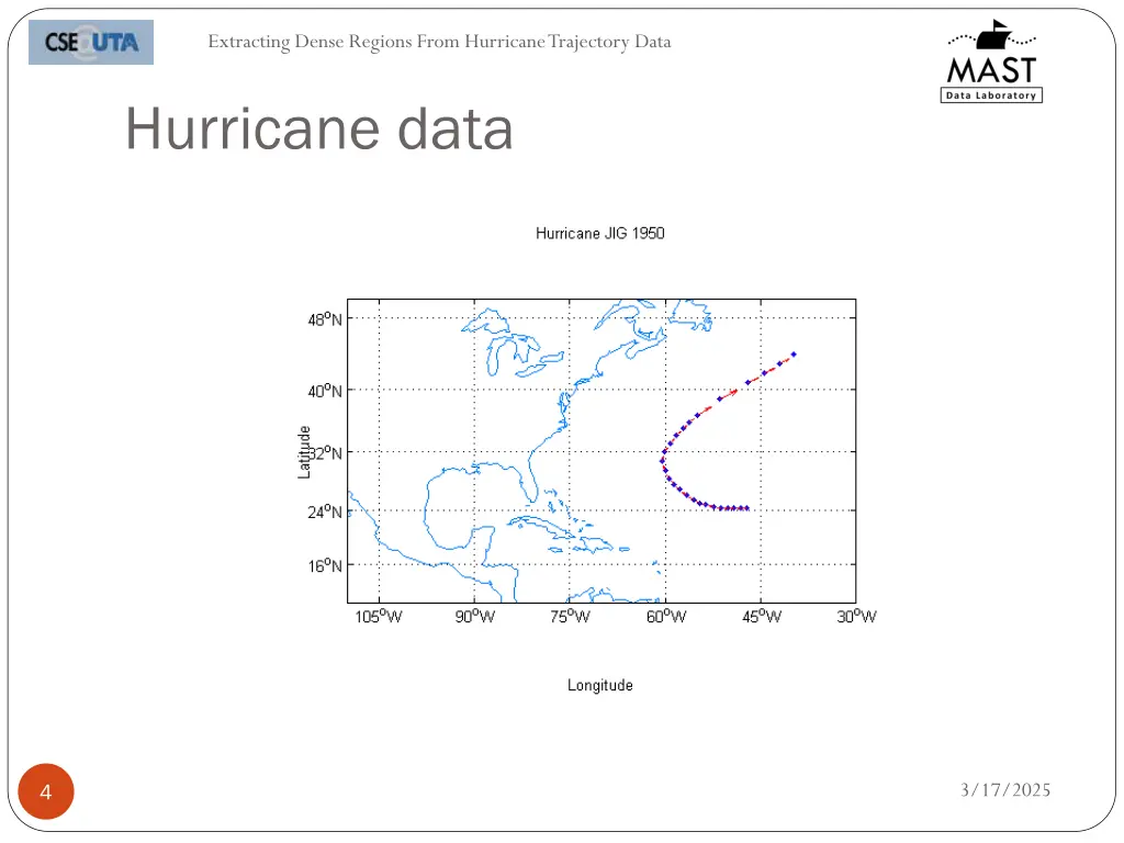 extracting dense regions from hurricane 3