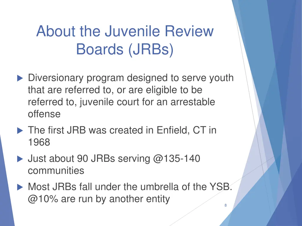 about the juvenile review boards jrbs