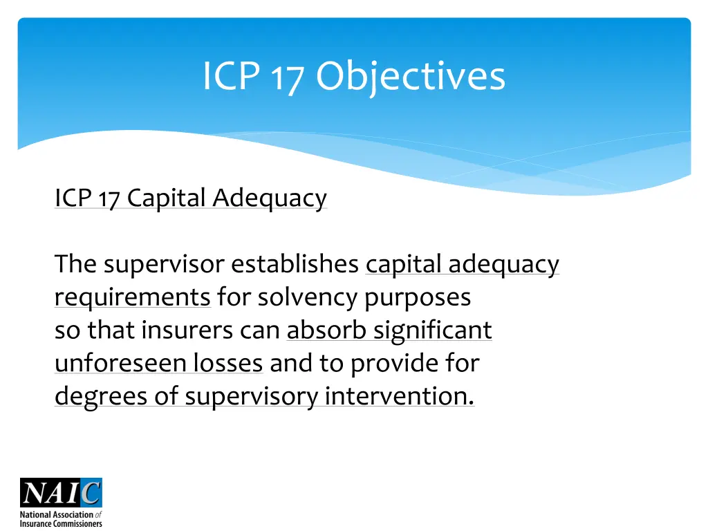 icp 17 objectives