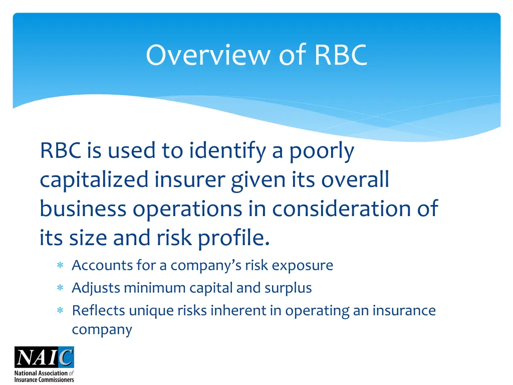 overview of rbc