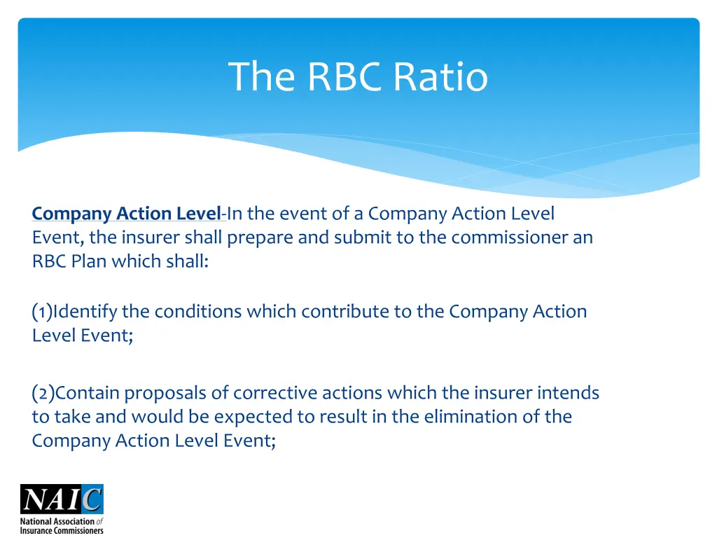 the rbc ratio 1