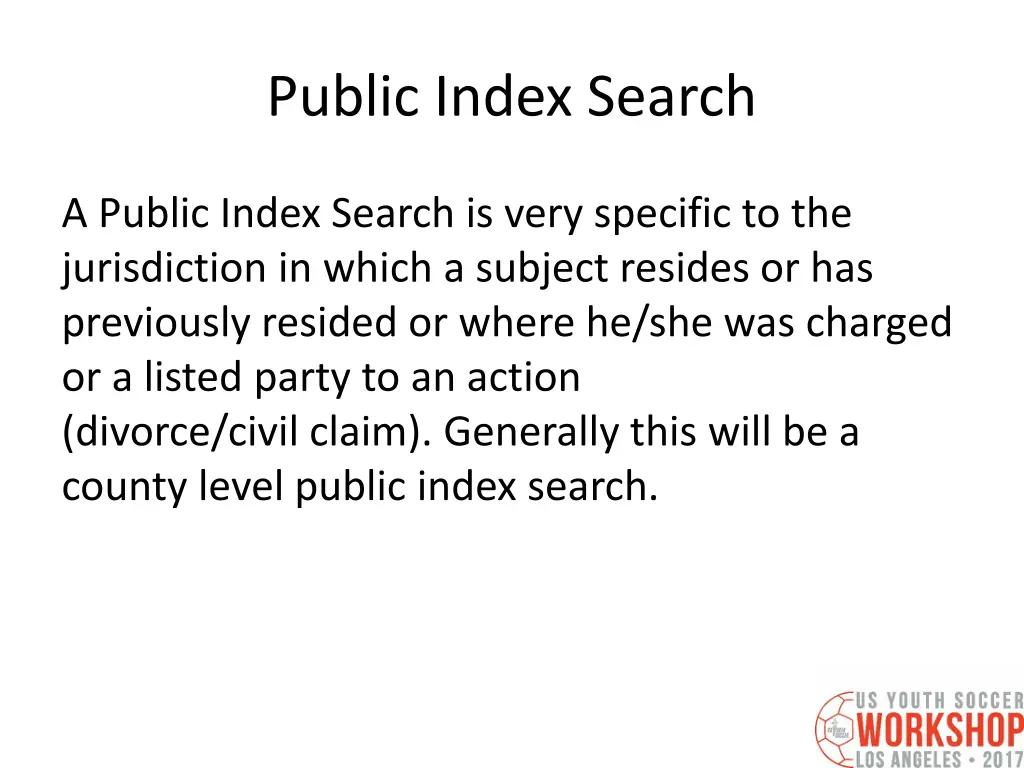 public index search