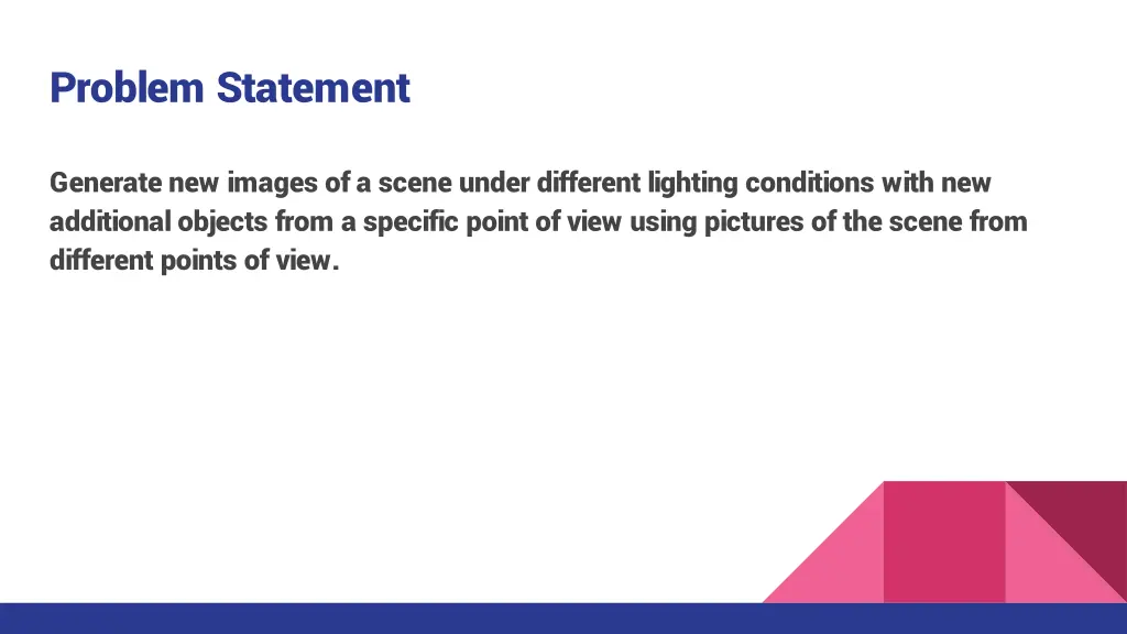 problem statement