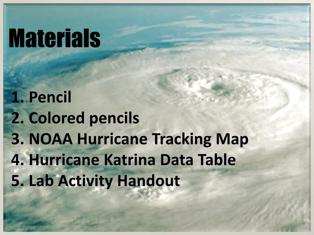 materials