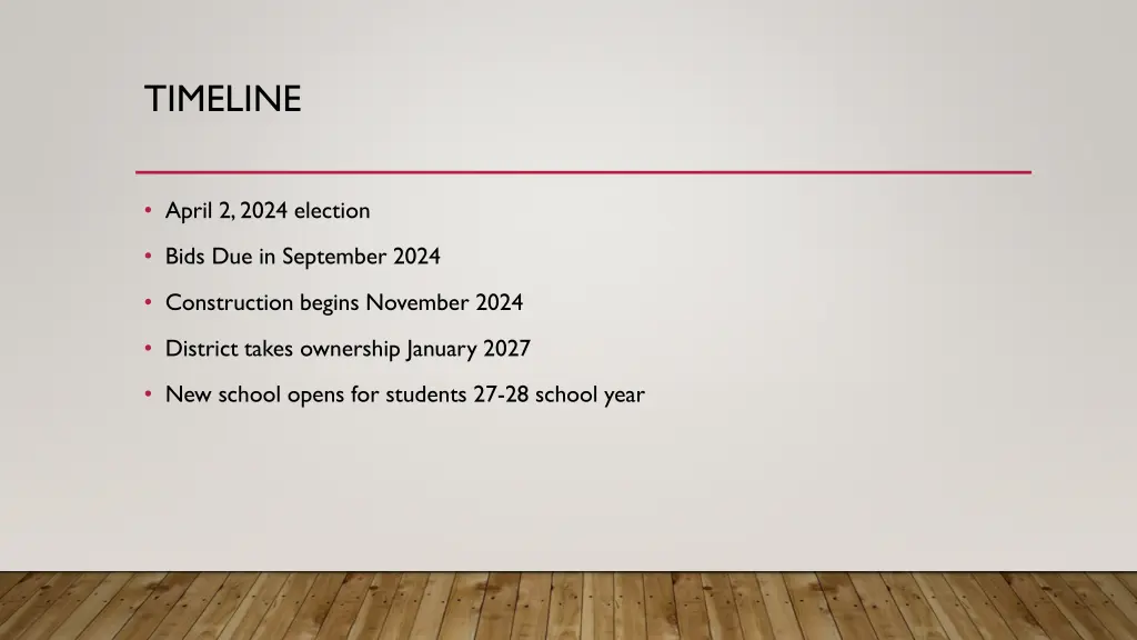 timeline