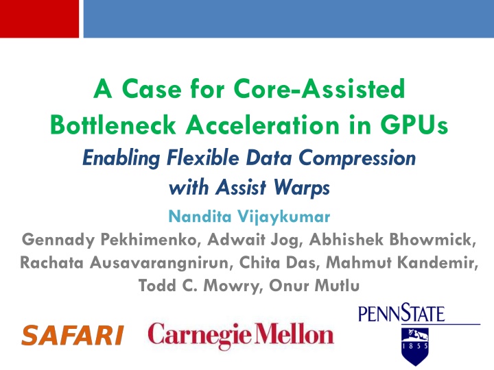 a case for core assisted bottleneck acceleration