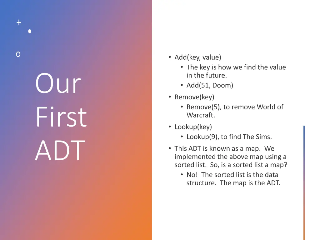 our first adt