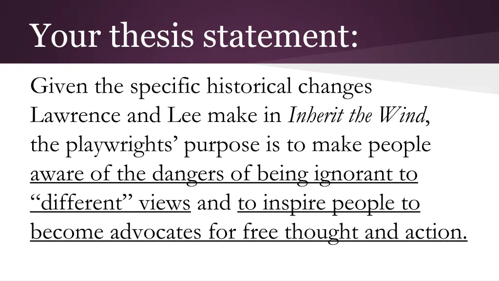 your thesis statement 1
