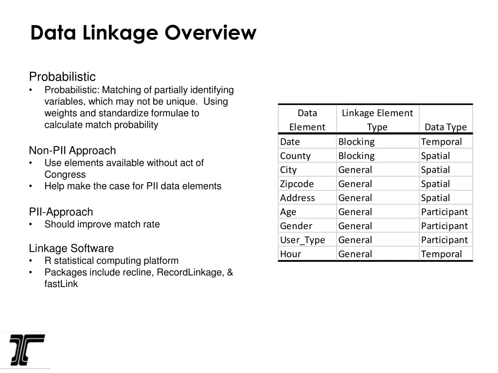 data linkage overview 1
