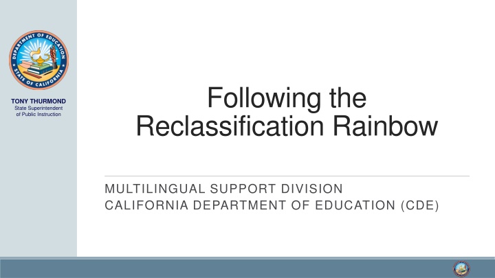 following the reclassification rainbow
