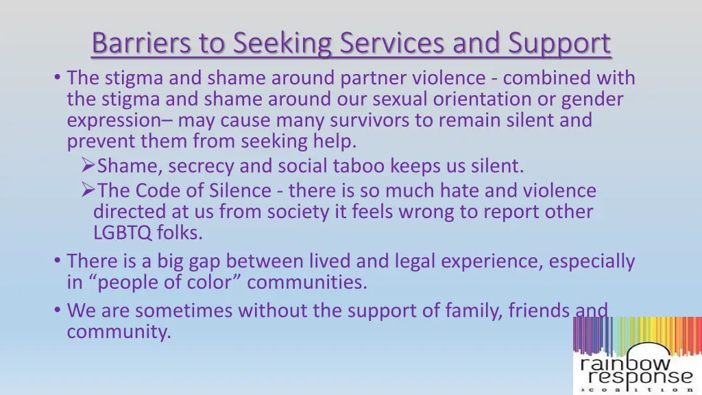 barriers to seeking services and support 1