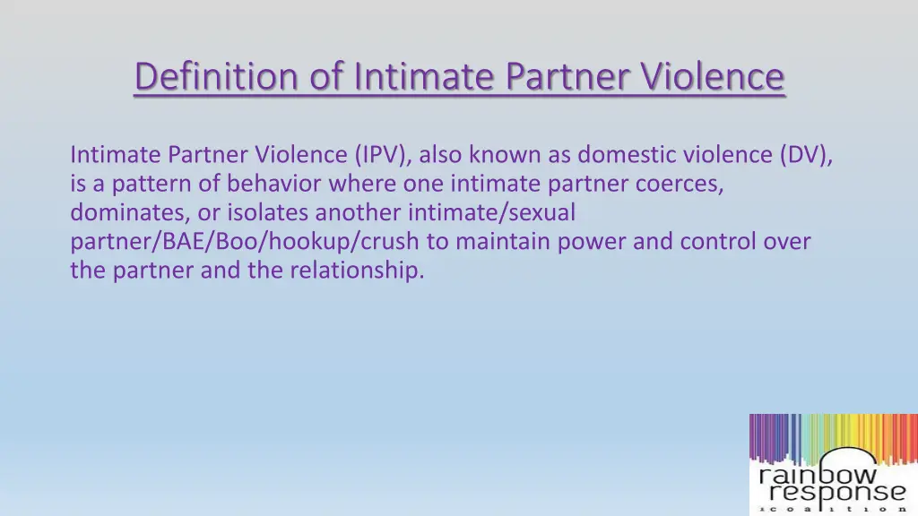 definition of intimate partner violence