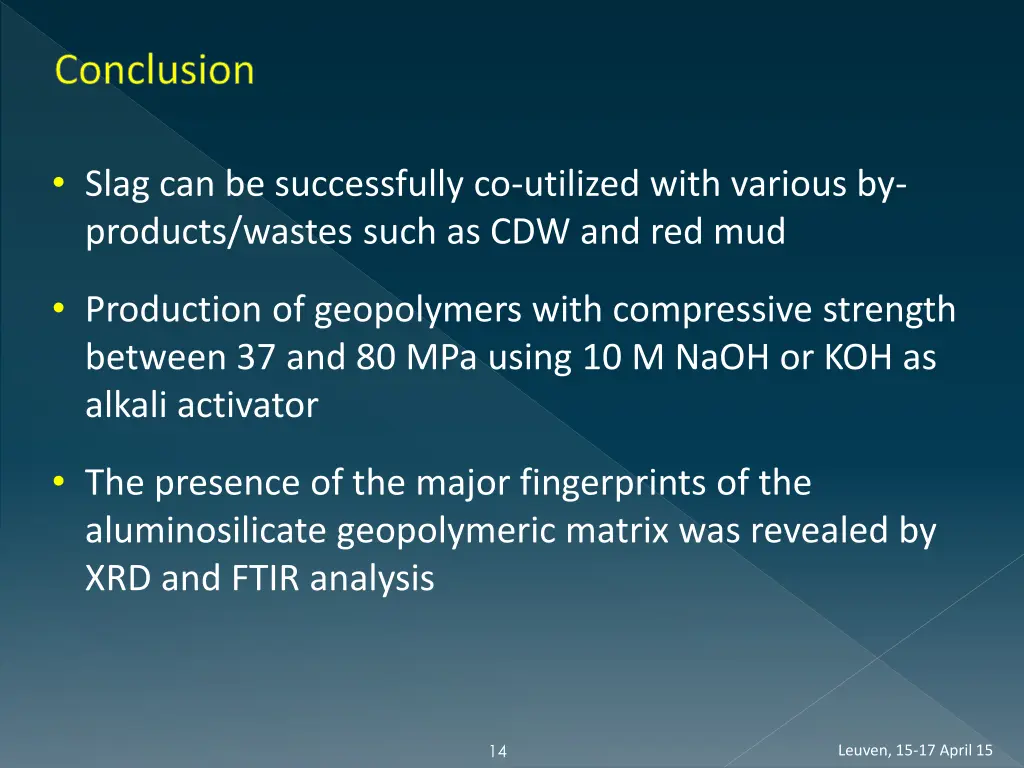 conclusion