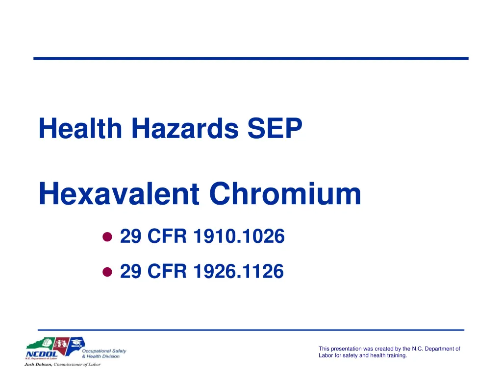 health hazards sep 3