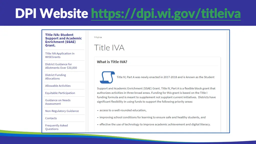 dpi website dpi website https dpi wi gov titleiva
