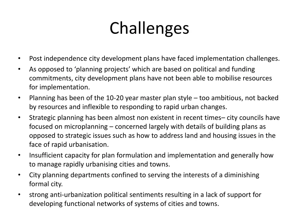 challenges