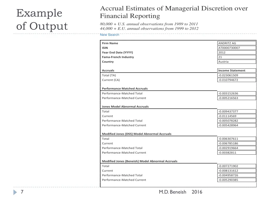 accrual estimates of managerial discretion over 1