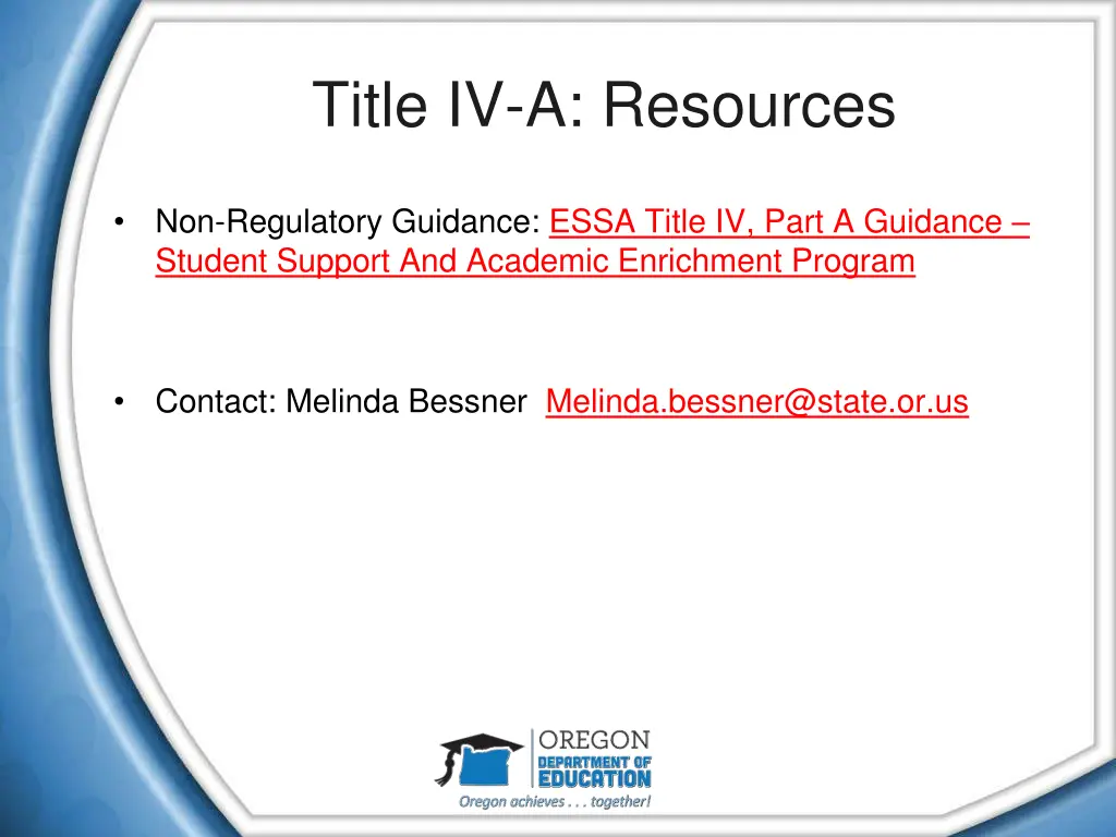 title iv a resources