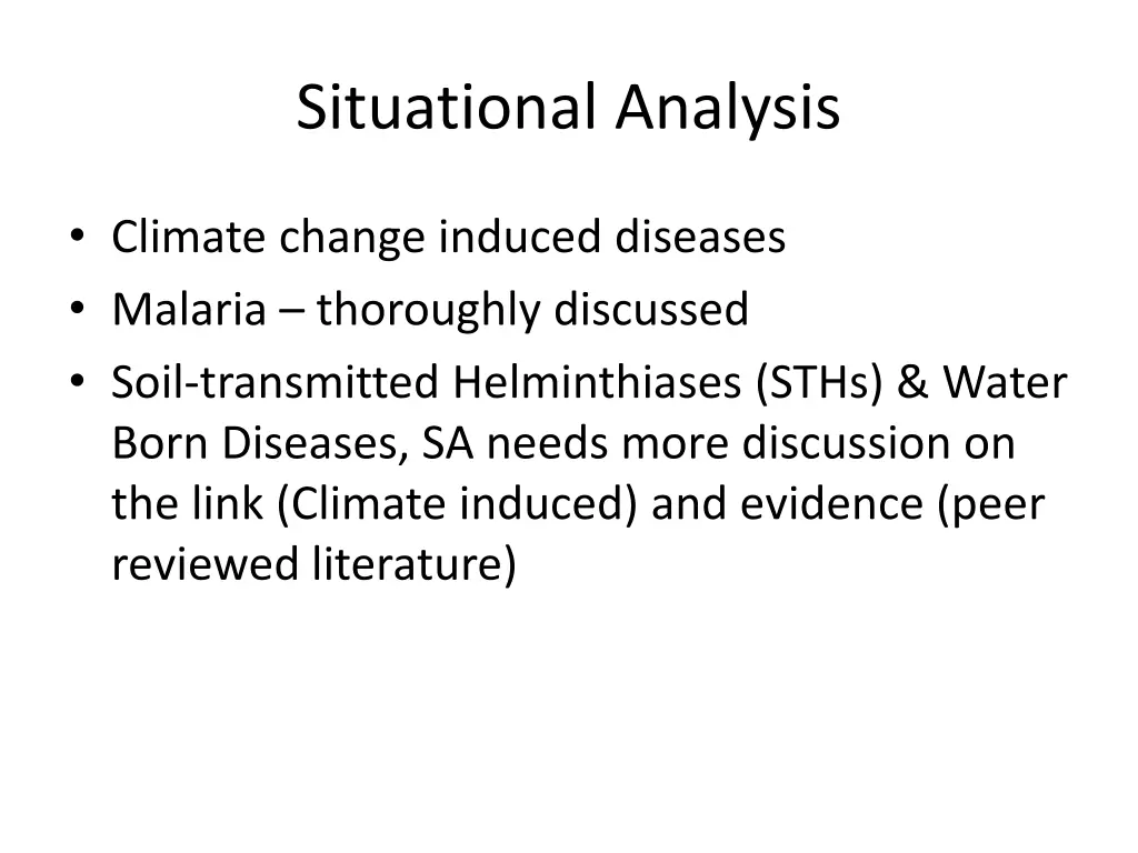 situational analysis 1