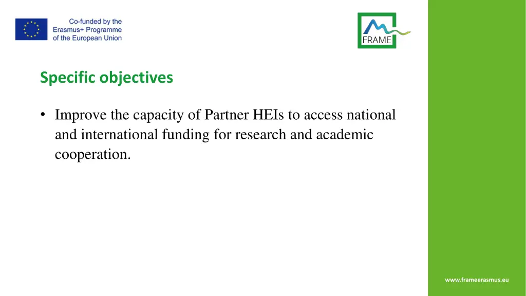 specific objectives 1