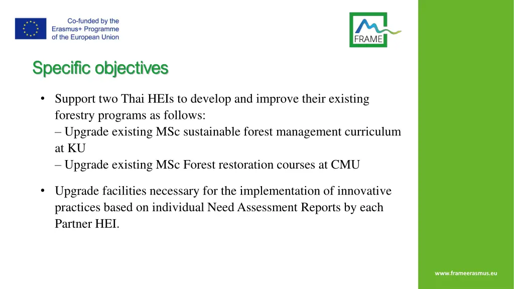 specific objectives specific objectives 1