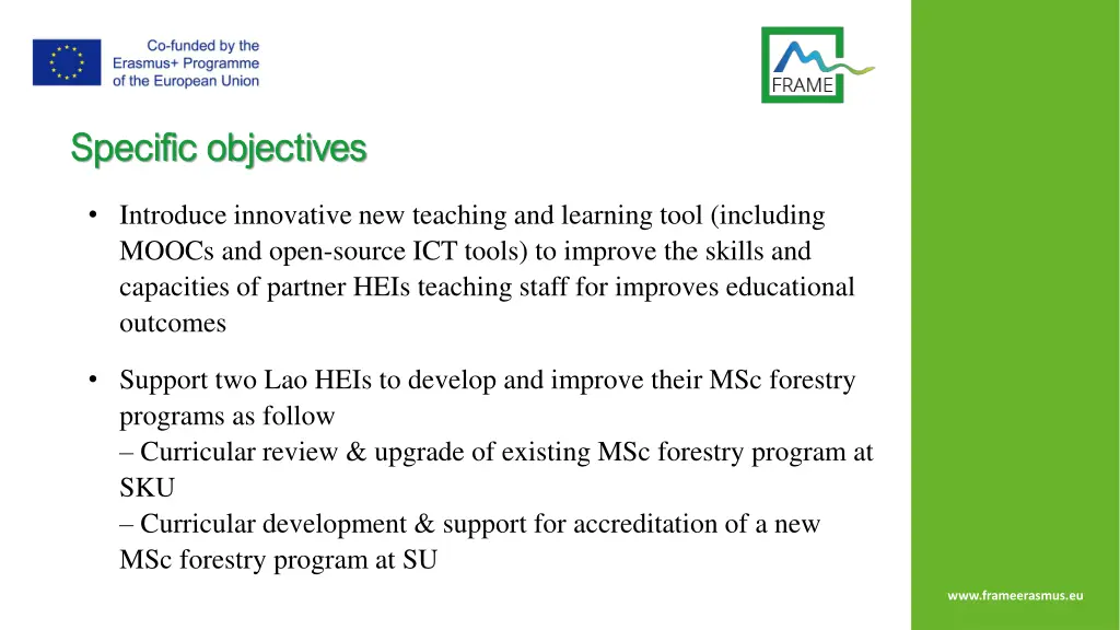 specific objectives specific objectives
