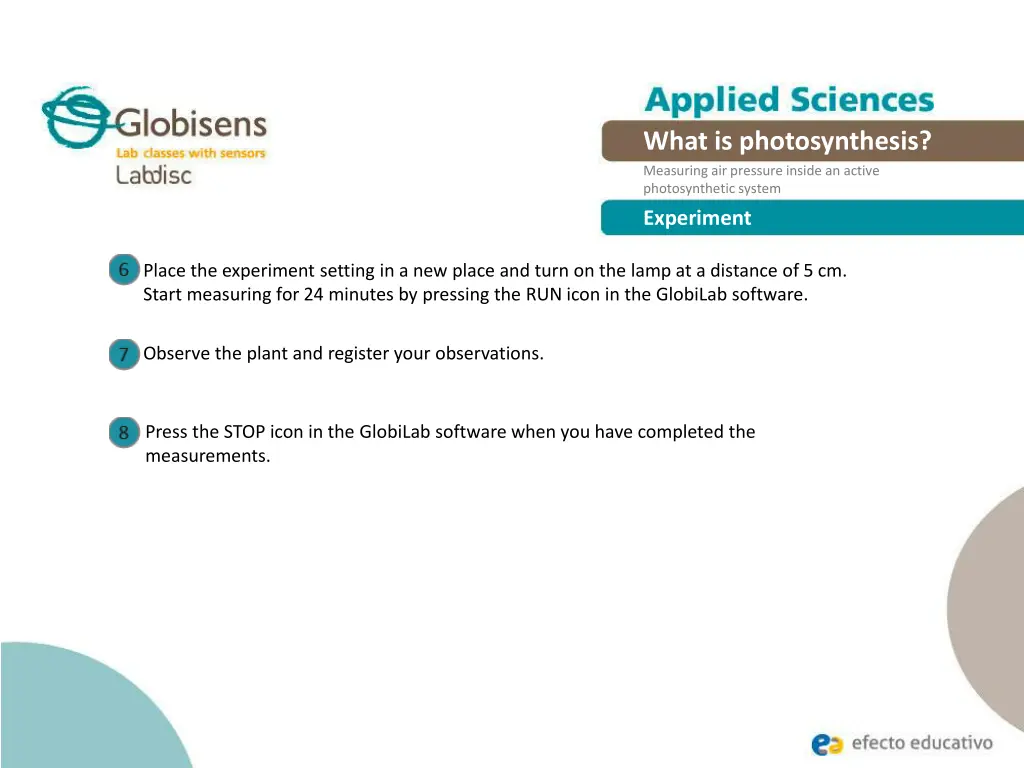 what is photosynthesis measuring air pressure 15