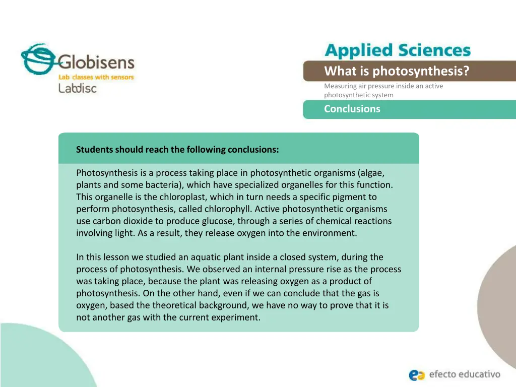 what is photosynthesis measuring air pressure 22
