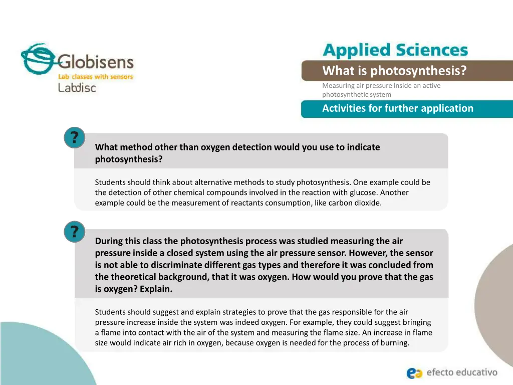 what is photosynthesis measuring air pressure 24