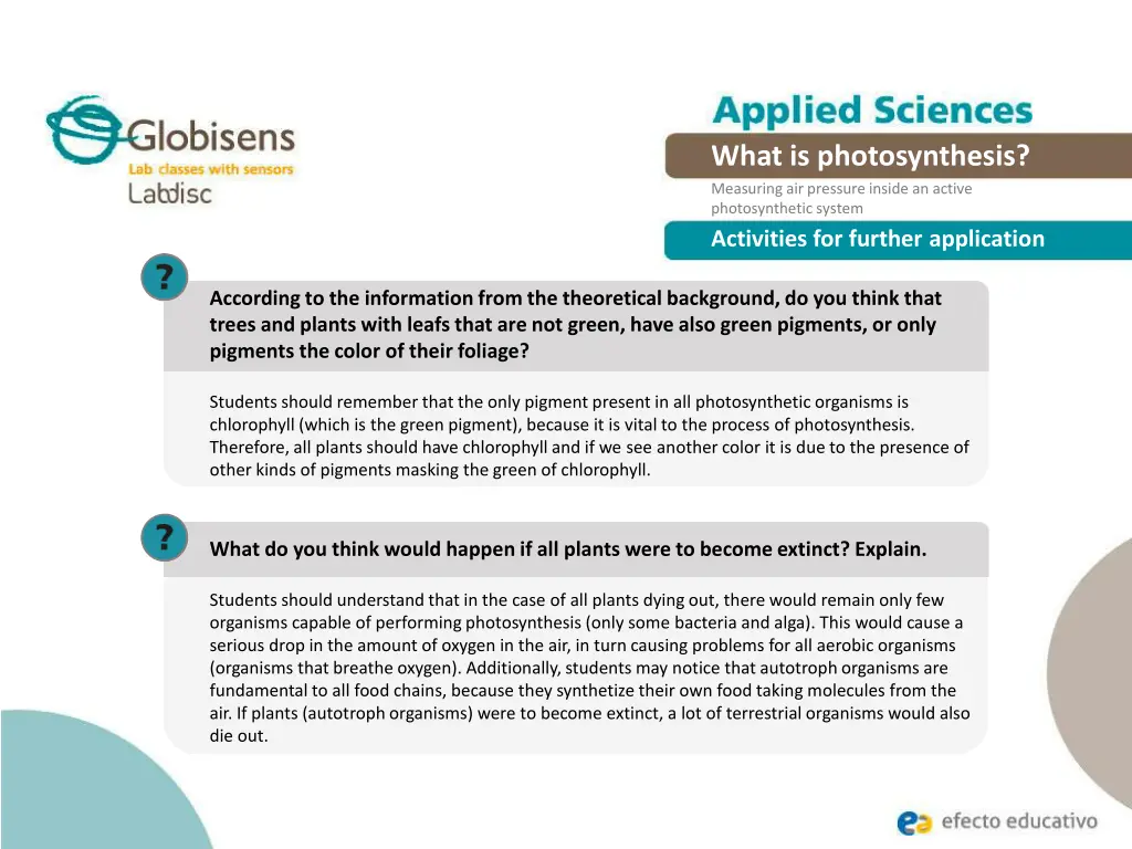 what is photosynthesis measuring air pressure 25