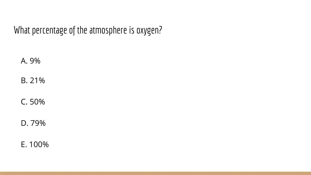 what percentage of the atmosphere is oxygen