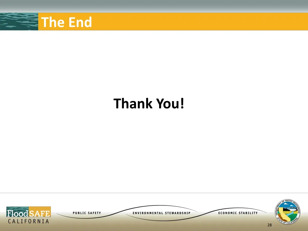 the end