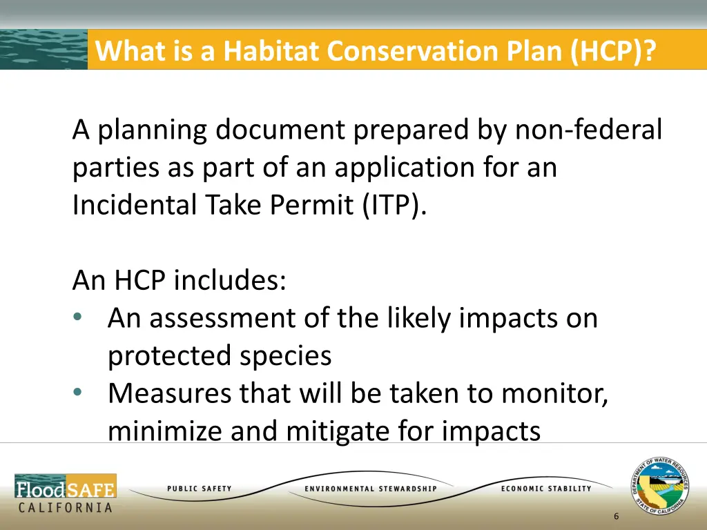 what is a habitat conservation plan hcp