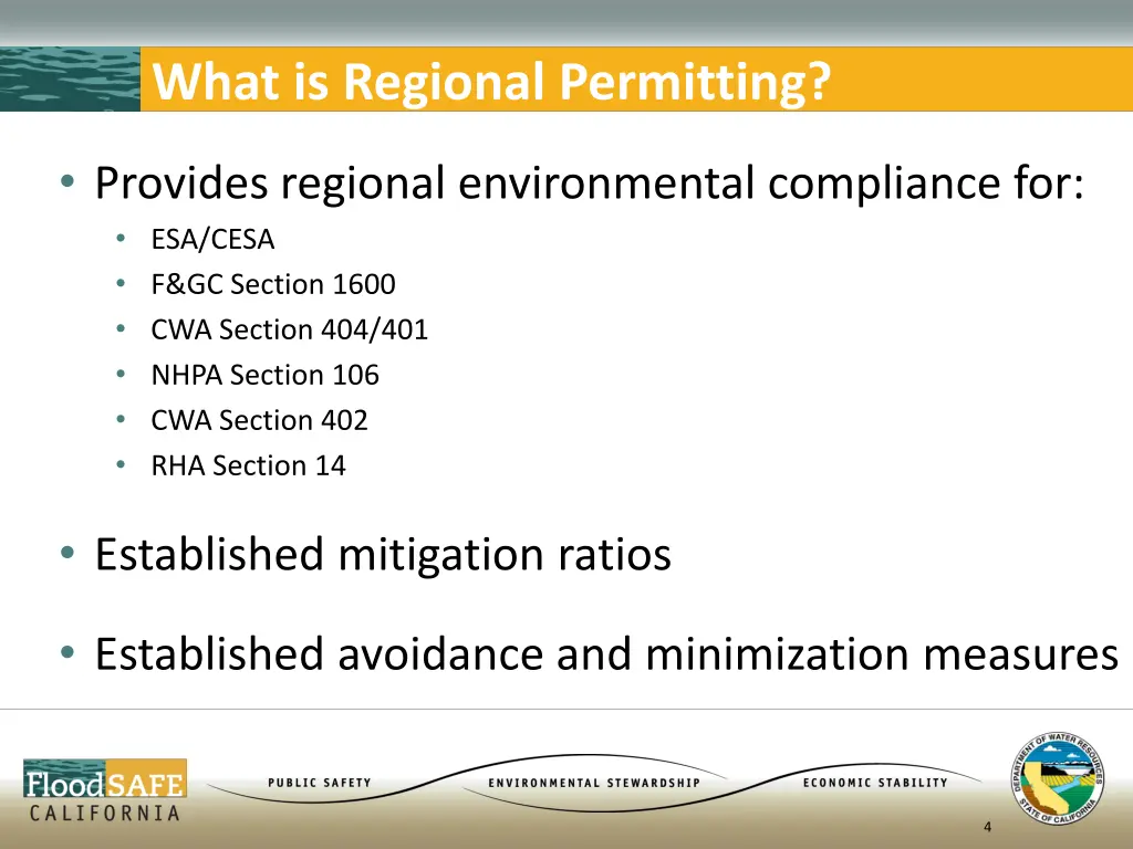 what is regional permitting 1