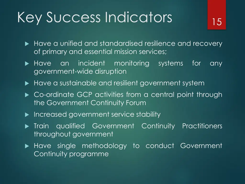 key success indicators