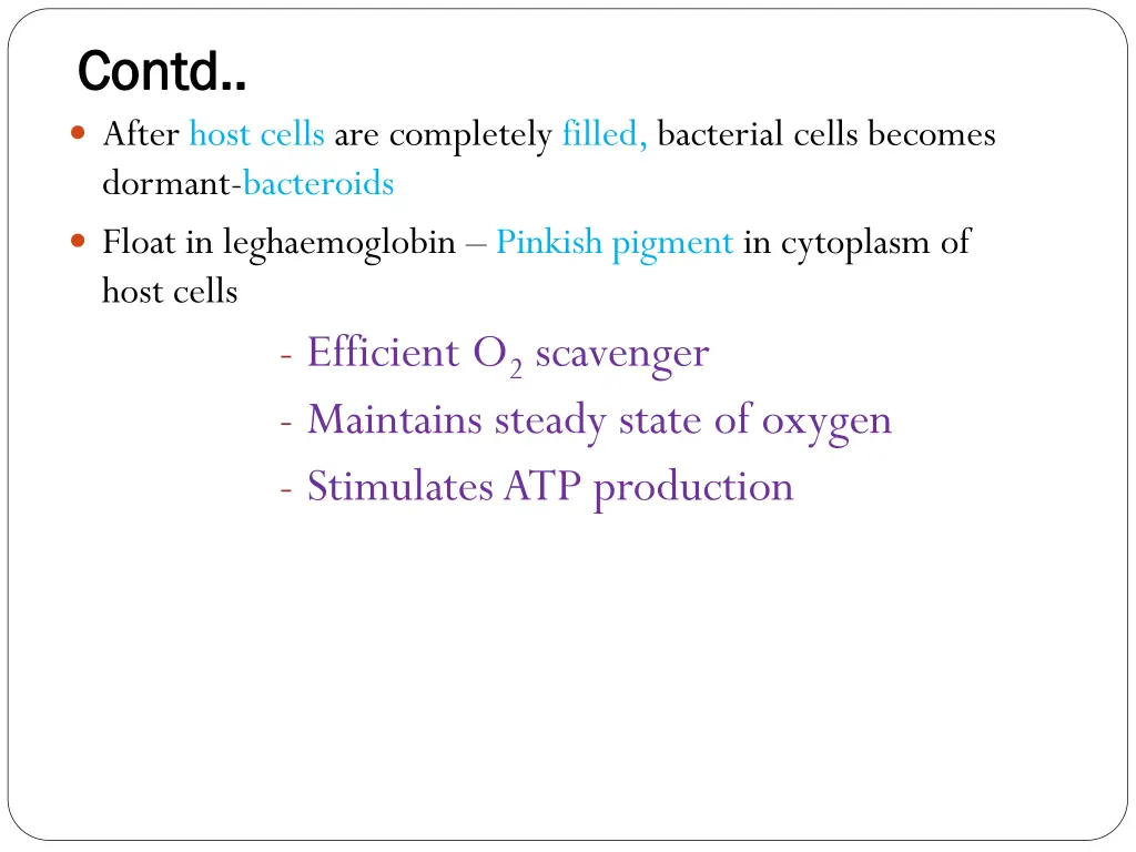 contd contd after host cells are completely