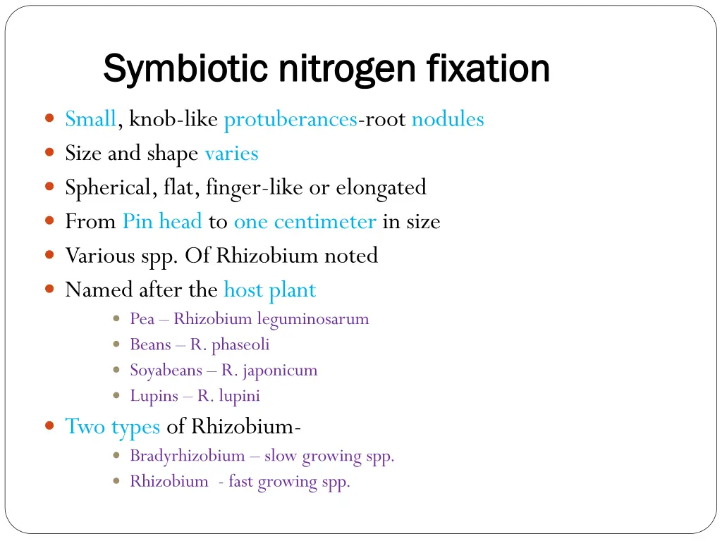 symbiotic nitrogen fixation symbiotic nitrogen