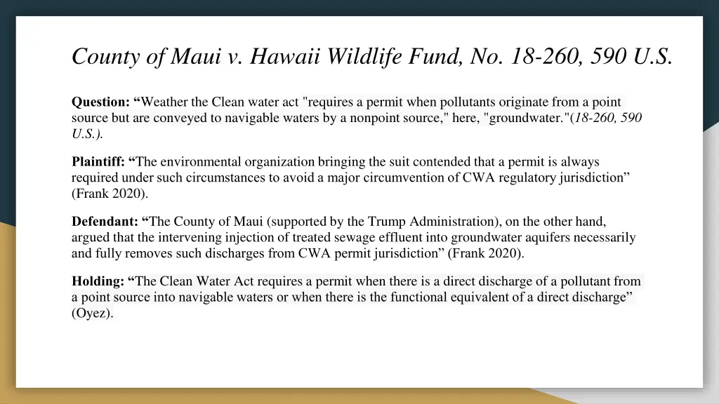 county of maui v hawaii wildlife fund