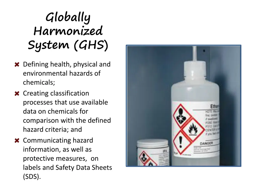 globally harmonized system ghs