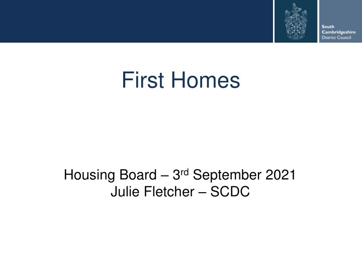 first homes