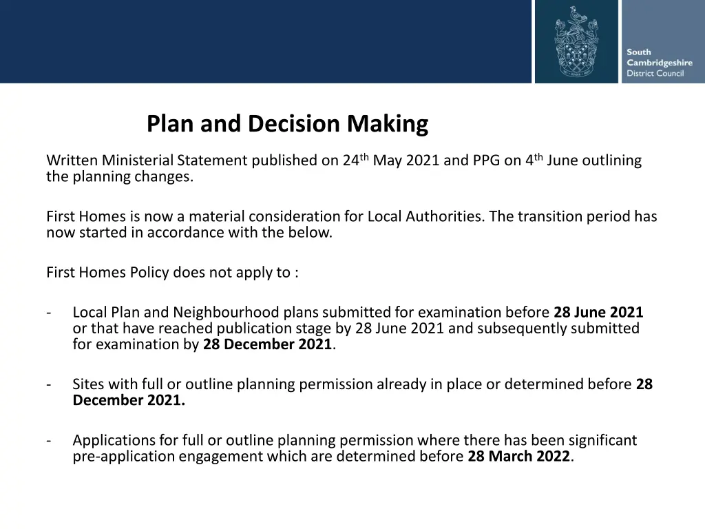plan and decision making