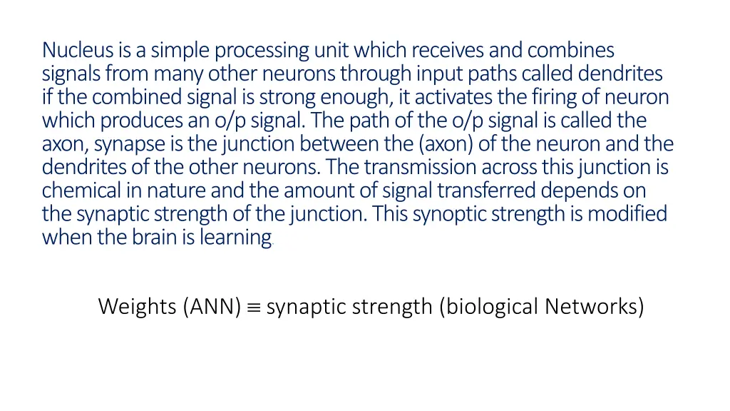 nucleus is a simple processing unit which