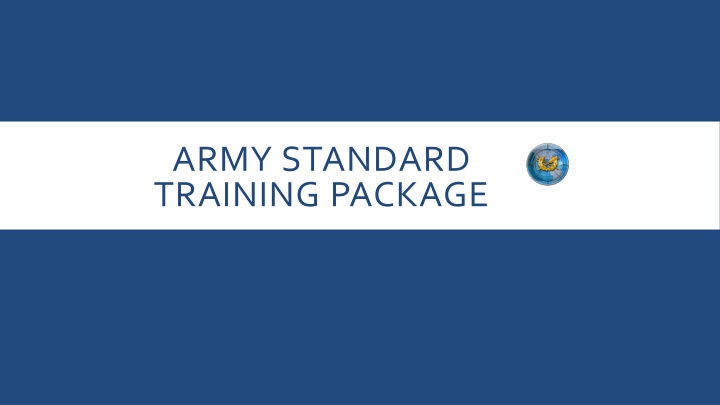 army standard training package